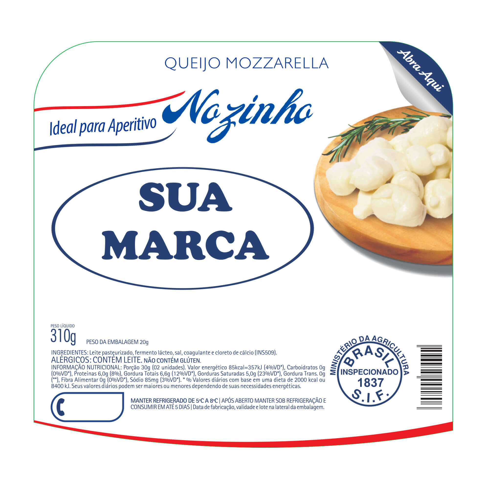 Etiquetas com adesivo